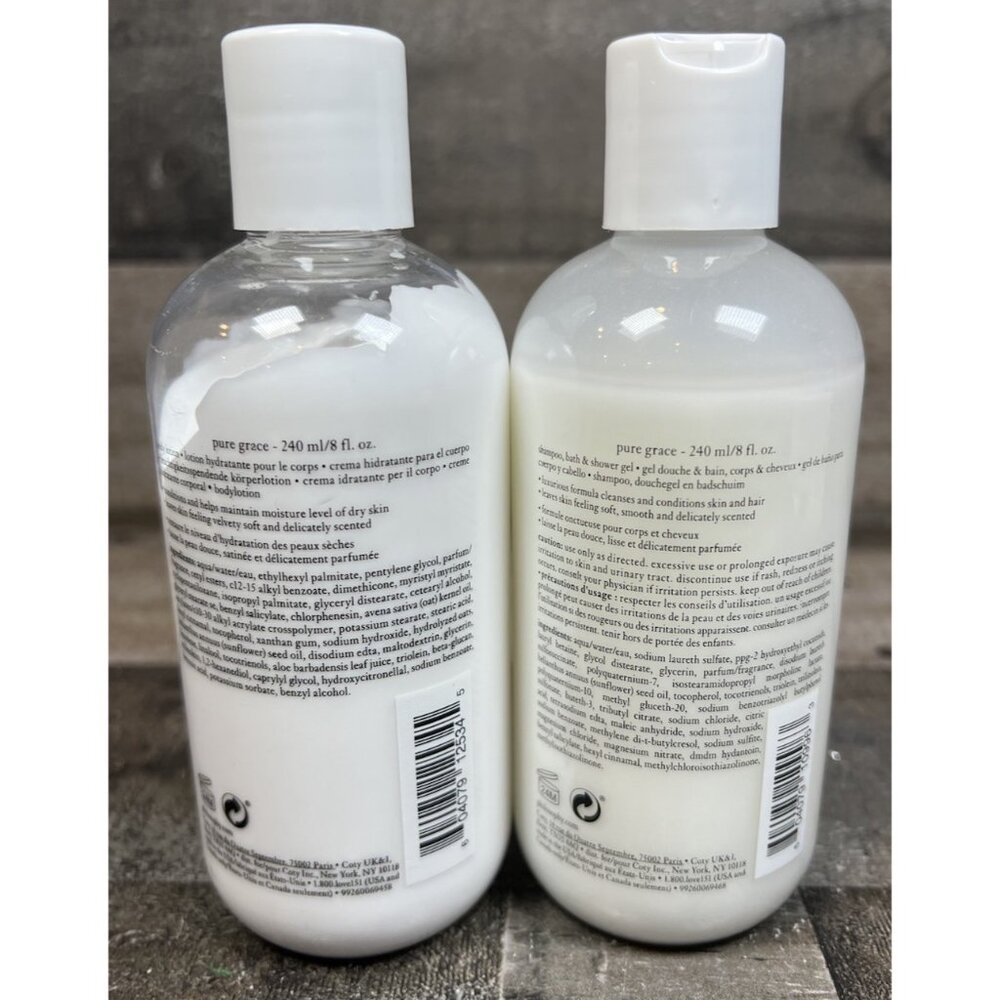 PHILOSOPHY PURE GRACE SHAMPOO,BATH &SHOWER GEL &BODY LOTION 8FLOZ - Picture 2 of 5